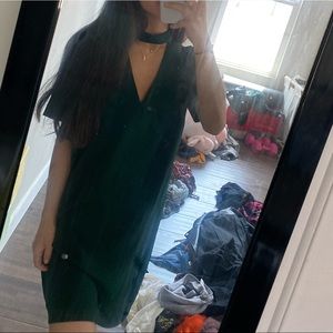 Zara dark green dress